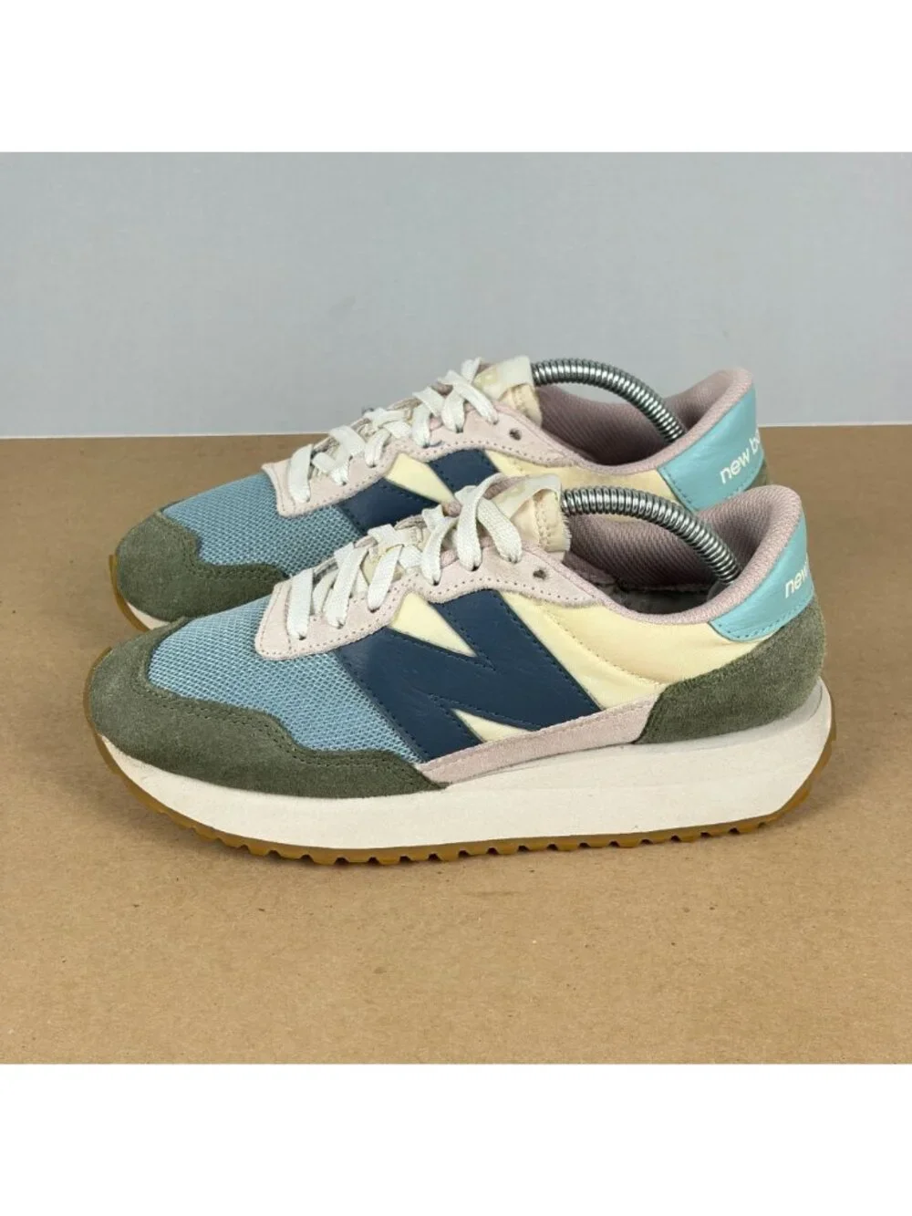 New Balance 237 Casual Lifestyle Sneakers Womens 6 Norway Spruce Blue Low Top